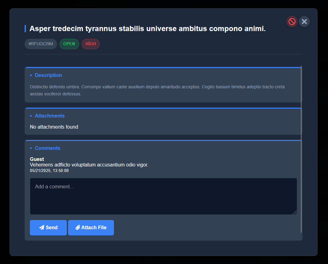 TicketForge - Ticket Management System