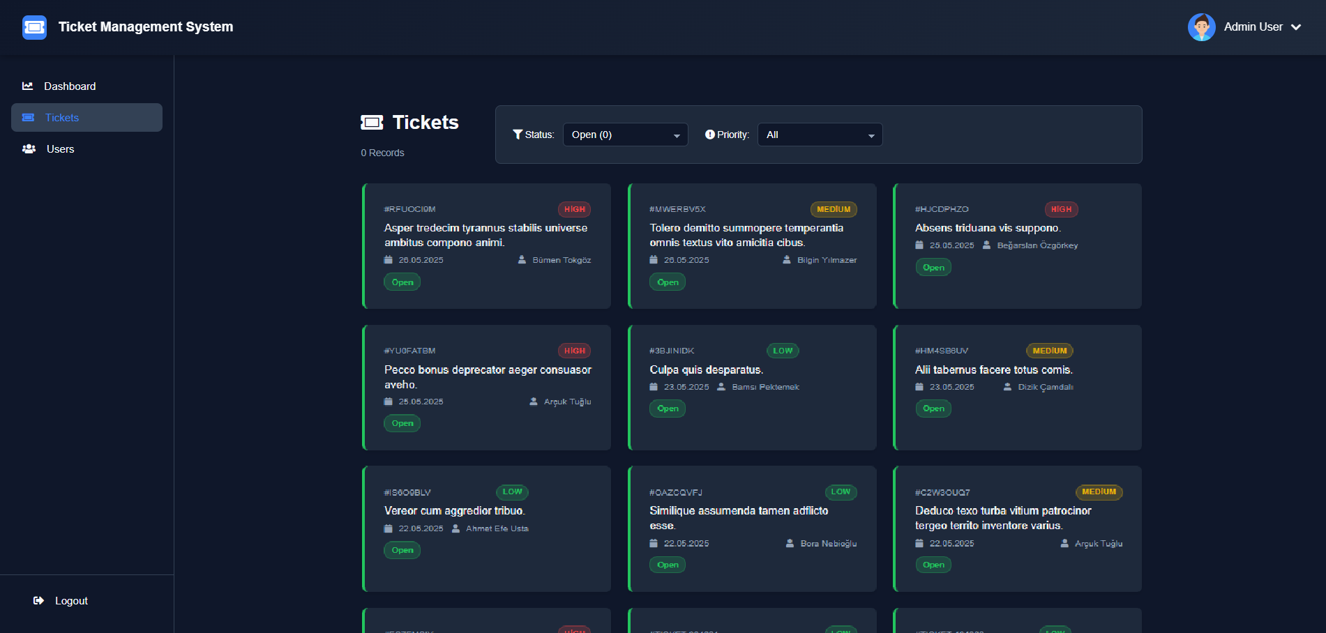 TicketForge - Ticket Management System